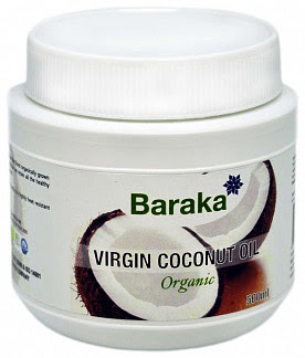 Барака масло кокоса вирджин органик (нерафинированное) 500мл