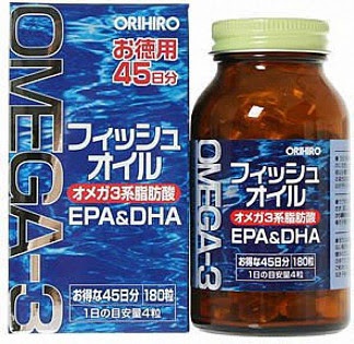 Орихиро омега-3 капсулы 180 шт