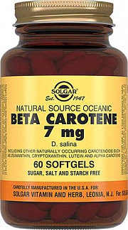 Солгар бета-каротин капсулы 7мг 60 шт