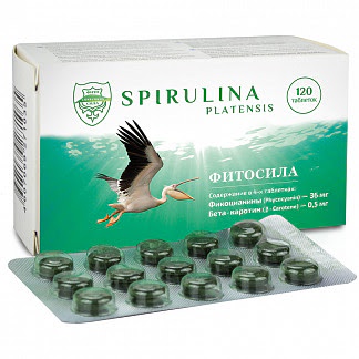 Спирулина-фитосила таблетки 120 шт