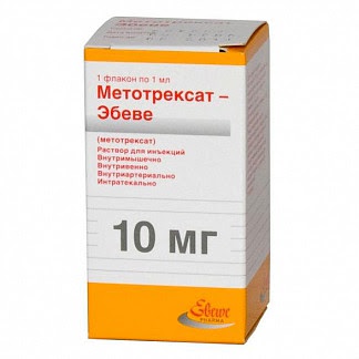 Метотрексат-эбеве 10мг-мл 1мл 1 шт раствор для инъекций