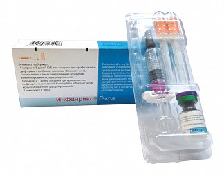 Вакцина инфанрикс гекса 05мл-доза 1 шт суспензия для инъекций
