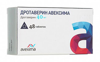 Дротаверин авексима 40мг 48 шт таблетки