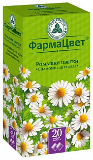 Ромашки цветки зеленая провинция фиточай 2г 20 шт фильтр-пакет