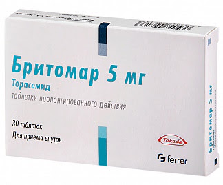 Бритомар 5мг 30 шт таблетки с пролонгированным высвобождением