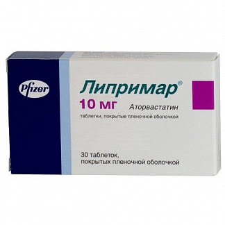 Липримар 10мг 30 шт таблетки покрытые пленочной оболочкой pfizer ireland pharmaceuticals