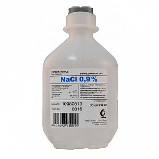 Натрия хлорид 09% 250мл 10 шт раствор для инфузий