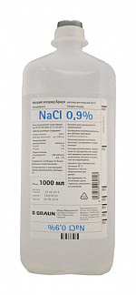 Натрия хлорид браун 09% 1000мл 10 шт раствор для инфузий bbraun melsungen