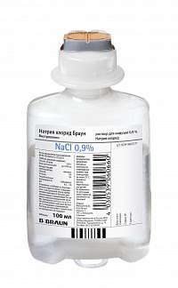 Натрия хлорид браун 09% 100мл 20 шт раствор для инфузий bbraun melsungen