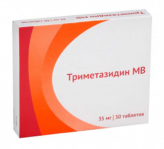 Триметазидин мв 35мг 30 шт таблетки пролонгированного действия покрытые пленочной оболочкой