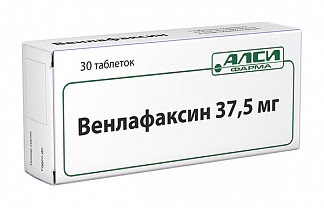 Венлафаксин 375мг 30 шт таблетки