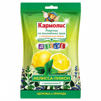 Кармолис леденцы детские мед-витамин с-мелисса-лимон 75г dr a&l schmidgall