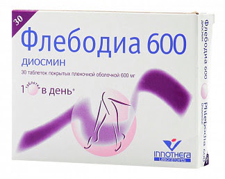 Флебодиа 600 30 шт таблетки покрытые пленочной оболочкой