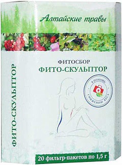 Алтайские травы фито-скульптор фитосбор 15г 20 шт фильтр-пакет