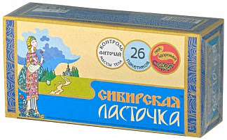 Чай сибирская ласточка 15г 26 шт фильтр-пакет