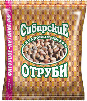Отруби сибирские диетические с кедровыми орехами 200г