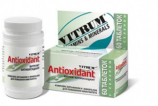 Витрум антиоксидант 60 шт таблетки покрытые пленочной оболочкой