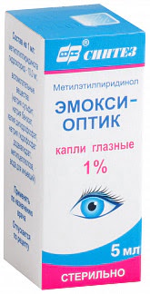 Эмокси-оптик 1% 5мл 1 шт капли глазные